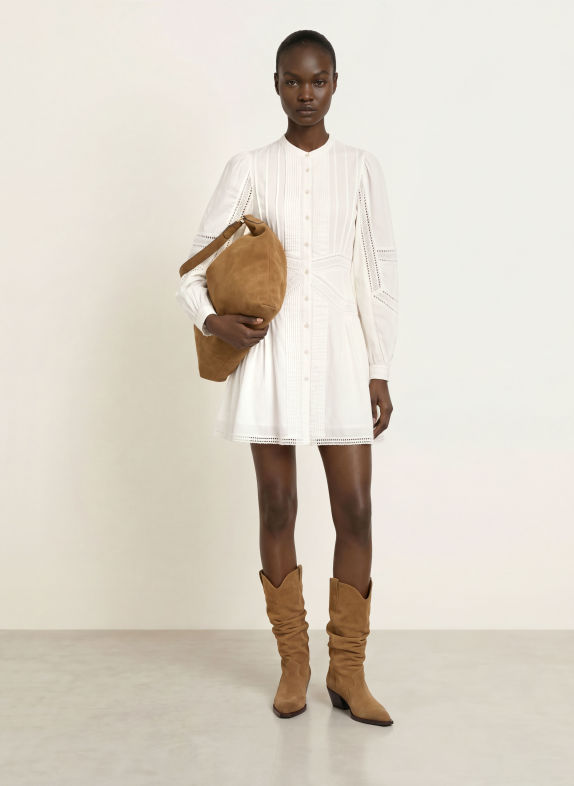 ULLA JOHNSON Jurk ELYSIA WIT