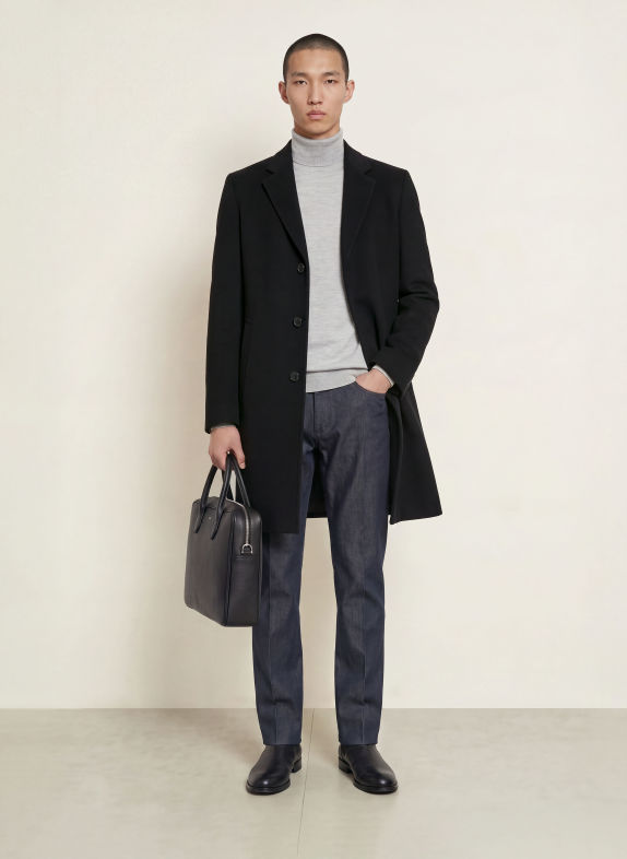 BOSS Wollmantel HYDE SCHWARZ