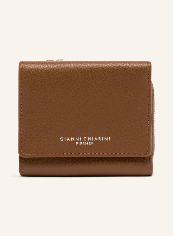 GIANNI CHIARINI Wallet COGNAC / SILVER
