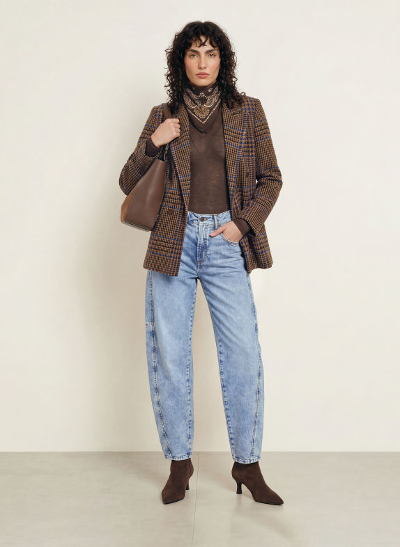 CAMBIO Barrel jeans BAGGY 5414 soft moon tea wash