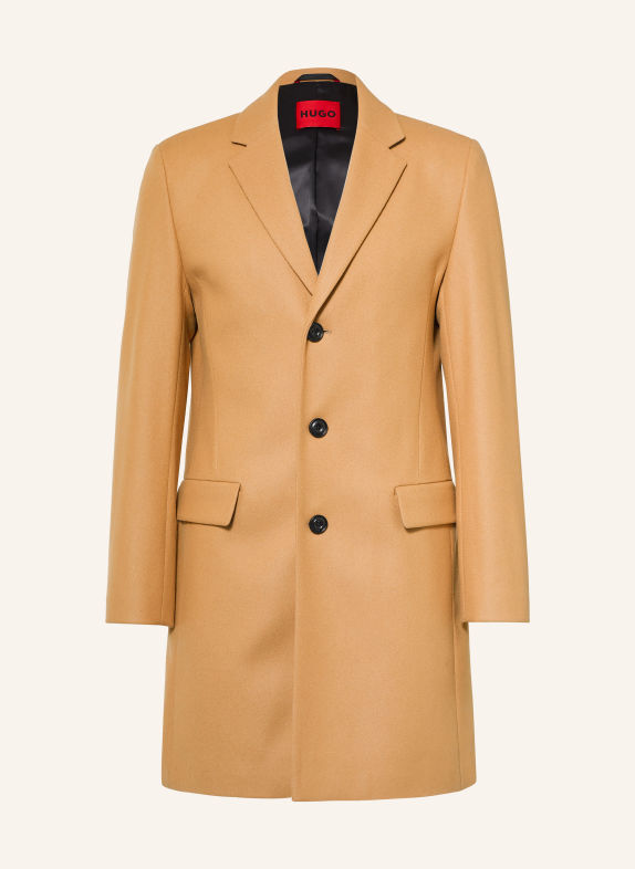 HUGO Wollmantel MIGOR BEIGE