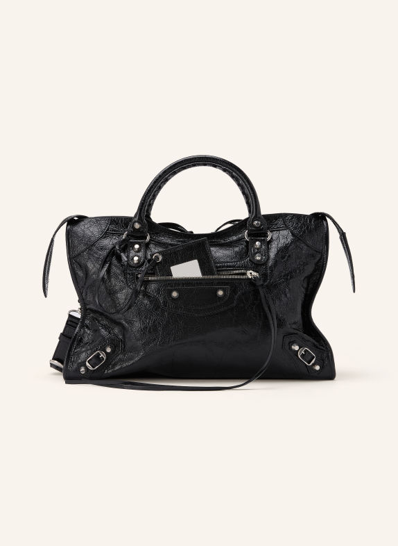 BALENCIAGA Handtasche LE CITY SMALL SCHWARZ / SILBER