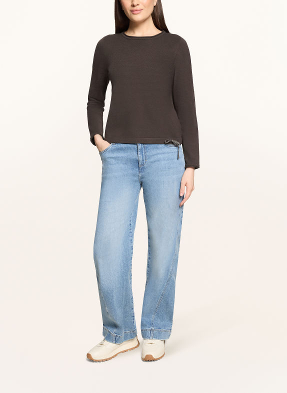 CARTOON Pull MARRON FONCÉ
