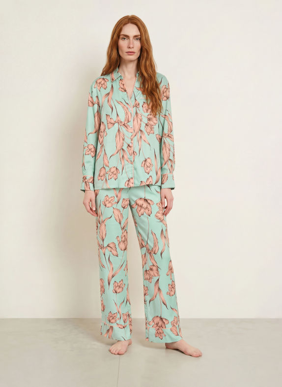 CHANTELLE ELIOT Pajama shirt E31 HERITAGE FLORAL