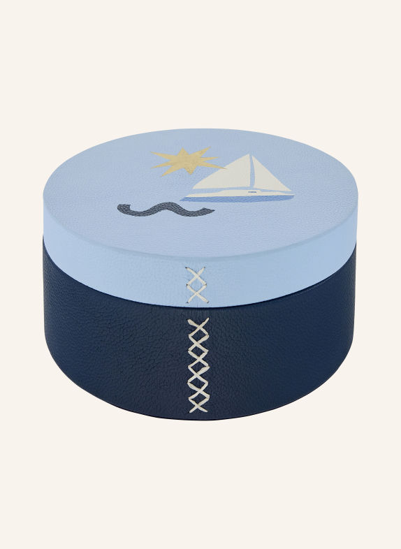 JONATHAN ADLER Opbergdoos PLAYA DONKERBLAUW / GOUD / LICHTBLAUW