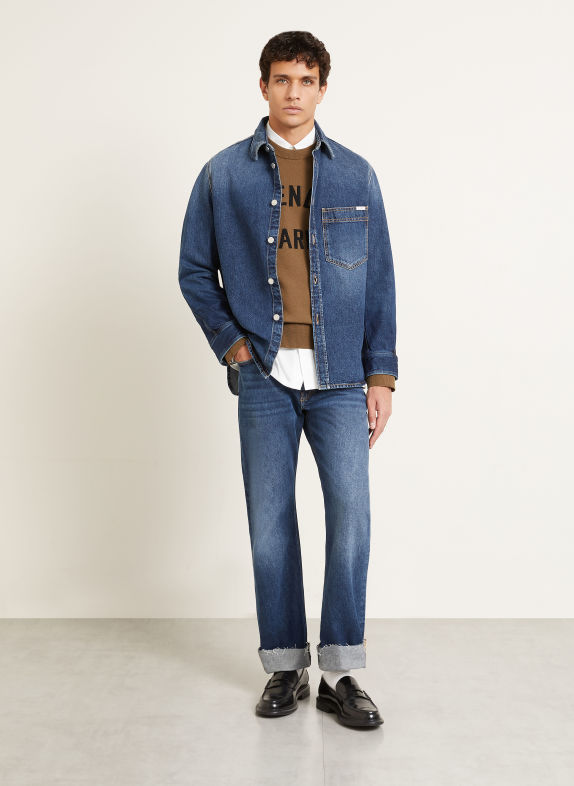 GIVENCHY Svetry KHAKI / ČERNÁ