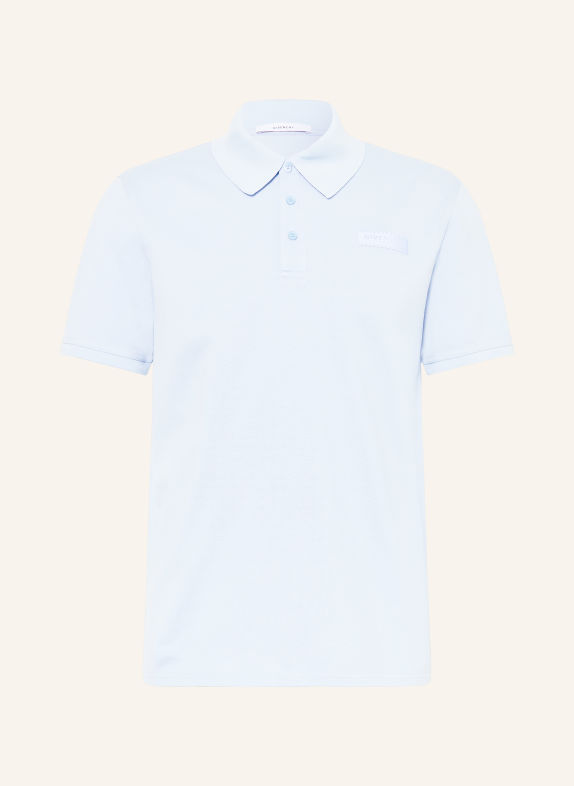 GIVENCHY Piqué-poloshirt, regular fit LICHTBLAUW