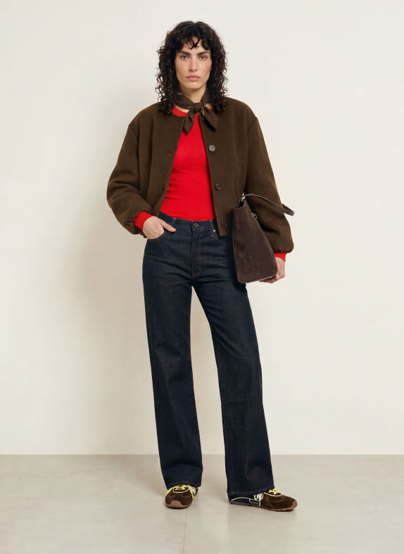 IQ STUDIO Bomber jacket BROWN