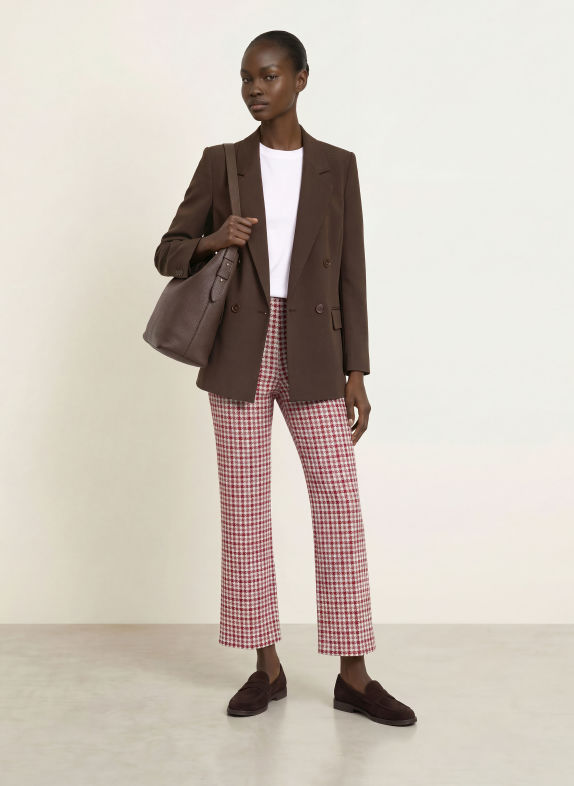 RAFFAELLO ROSSI Jersey-Culotte ELAINE BRAUN / ECRU / DUNKELROT