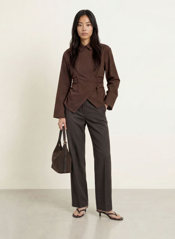 nine:inthe:morning Marlenehosen FIAMMA DUNKELBRAUN
