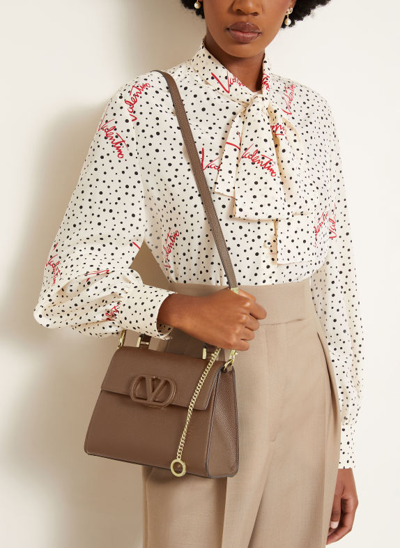 VALENTINO GARAVANI Handtasche VSLING SMALL BRAUN / GOLD