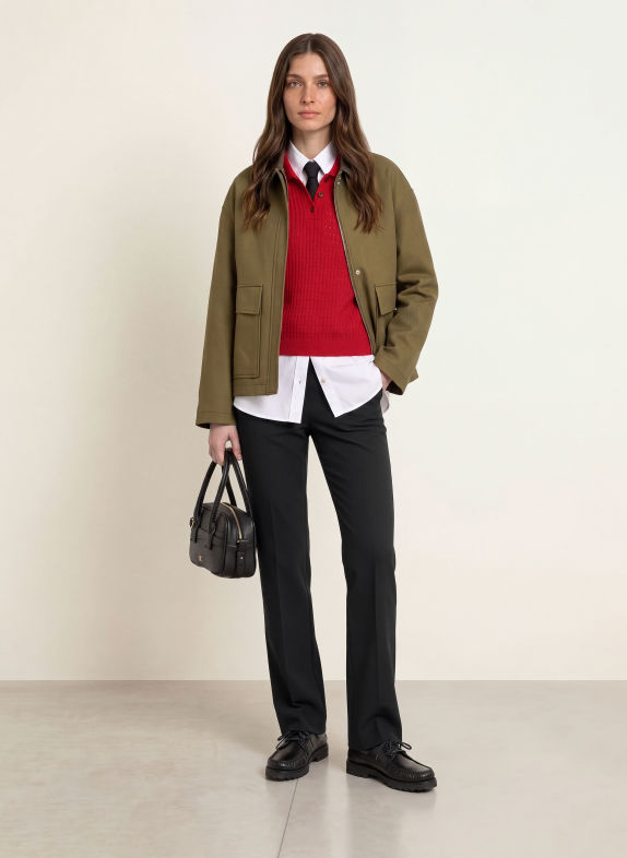 CAMBIO Pantaloni GINGER NEGRU