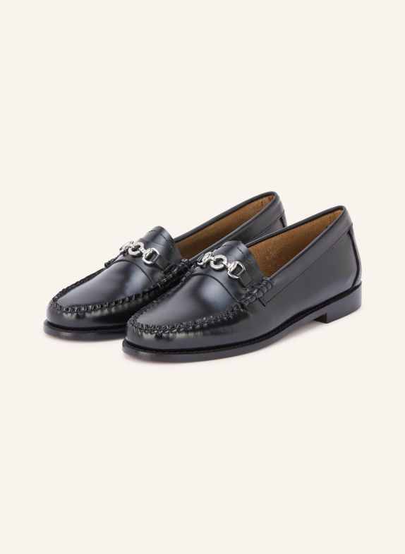 G.H.Bass Loafer LIANNA SCHWARZ / SILBER