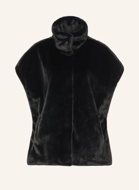 Joseph Ribkoff Faux Fur Vest BLACK