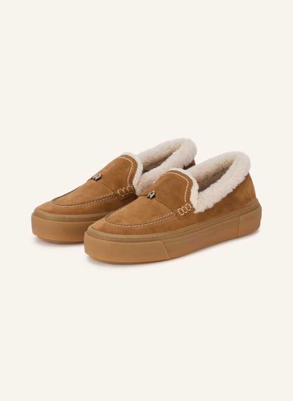 HOGAN Loafer H705 COGNAC