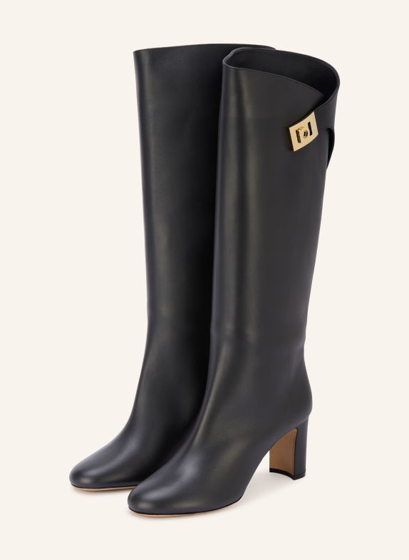 FERRAGAMO Bottes ELLI NOIR