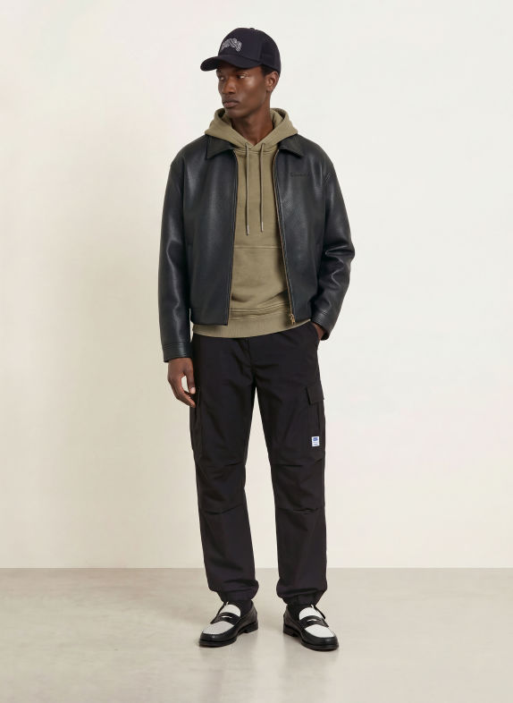 HUGO GADIC Cargo Trousers BLACK