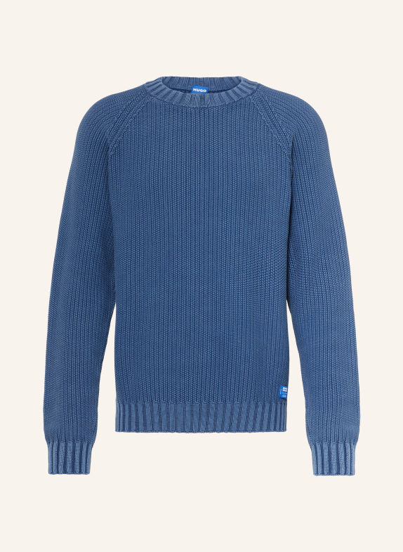 HUGO Trui SONDYE DONKERBLAUW