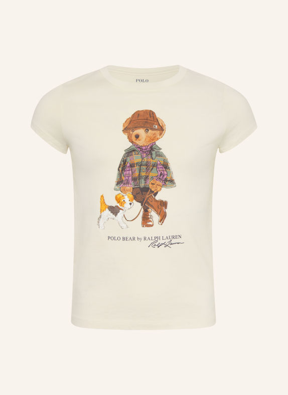 POLO RALPH LAUREN T-shirt CREME / BRUN / GRØN