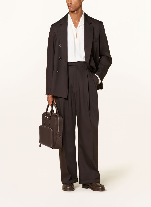 MONTBLANC Laptop-Tasche SARTORIAL DUNKELBRAUN / SILBER