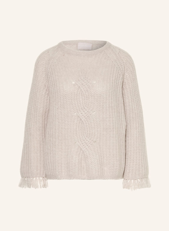 HEMISPHERE Trui met kasjmier BEIGE