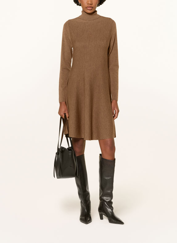 HEMISPHERE Strickkleid HELLBRAUN