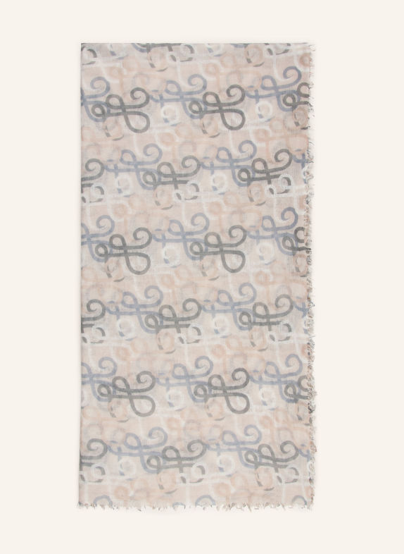 HEMISPHERE Cashmere-Schal HELLGRAU / TAUPE / GRAU