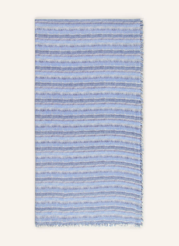 HEMISPHERE Sjaal met zijde BLAUW