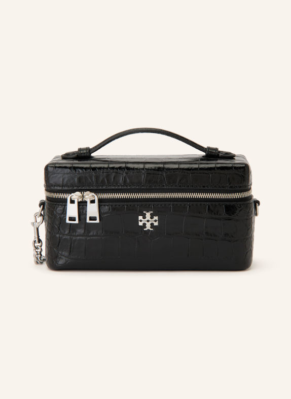 TORY BURCH CHARLIE Handbag BLACK / SILVER