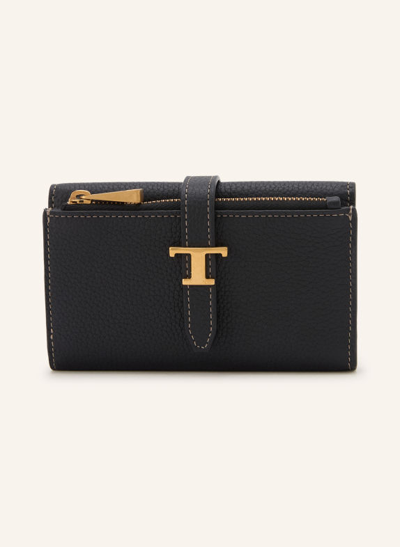 TOD'S Wallet BLACK / GOLD