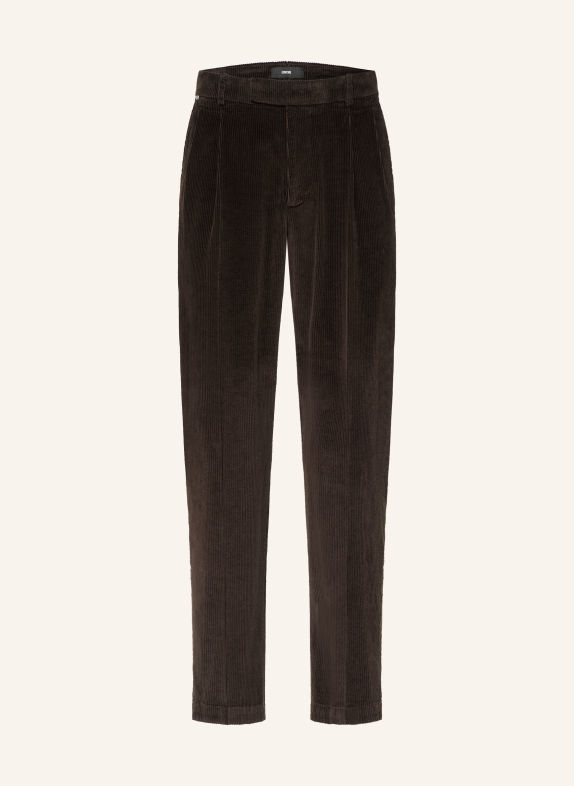 CINQUE Cordbroek CISERVO Slim Fit MARRON FONCÉ