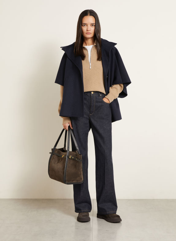 TOD'S Shoppers T SIGNATURE MEDIUM MARRON FONCÉ
