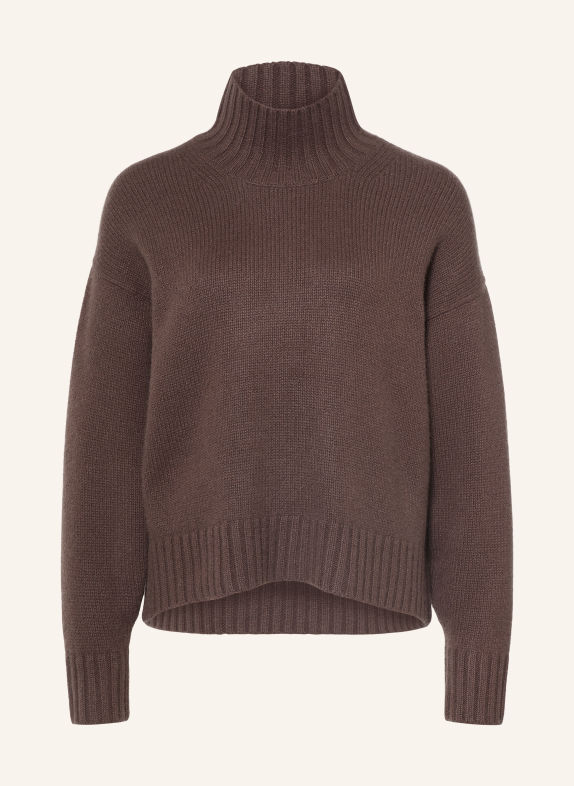 PURSCHOEN Cashmere-Pullover FLORENZ DUNKELBRAUN