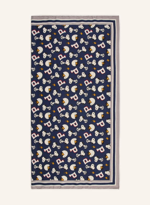 CODELLO Halsdoek SNOOPY DONKERBLAUW / CRÈME / GRIJS