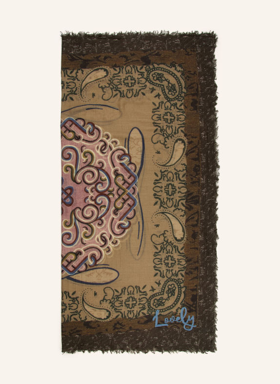 CODELLO Halsdoek OLIJF / BRUIN / BLAUW