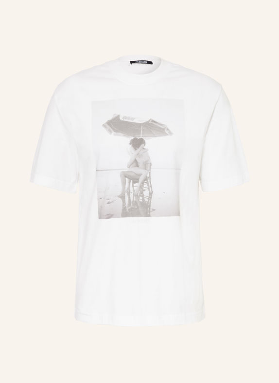 JACQUEMUS T-Shirt LE TSHIRT CAMPAGNE WEISS / GRAU