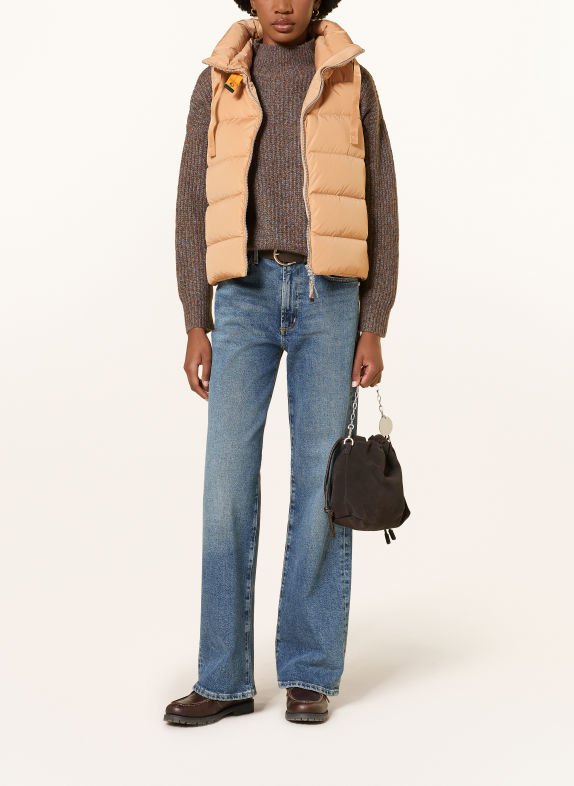 PARAJUMPERS Doudoune sans manches NOLENE BEIGE