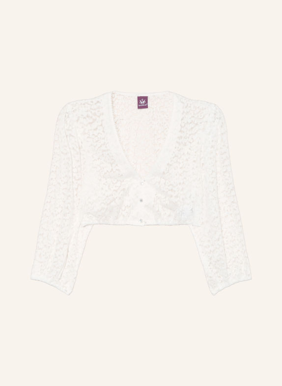 Spieth & Wensky Dirndlblouse KIMI met 3/4-mouwen WIT