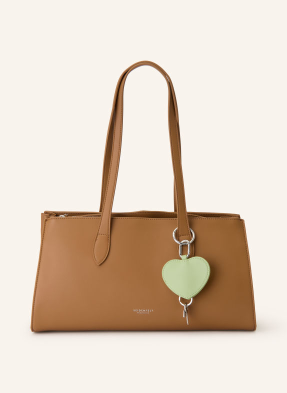 SEIDENFELT Schoudertas LIETO CAMEL