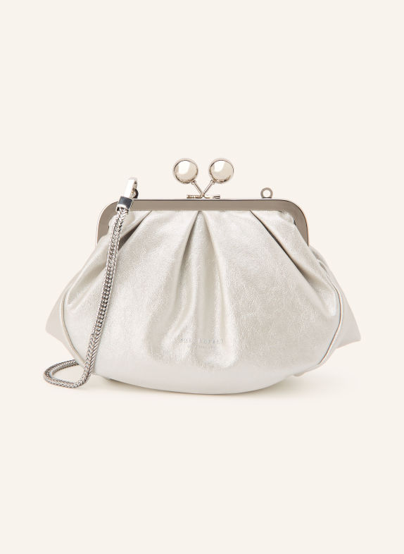 SEIDENFELT Umhängetasche SILBER