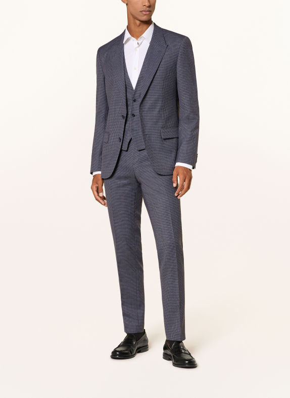 HUGO Anzug HENRY GETLIN Extra Slim Fit BLAU / BRAUN / DUNKELBLAU
