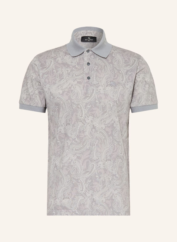 ETRO Koszulka polo Piqué SZARONIEBIESKI