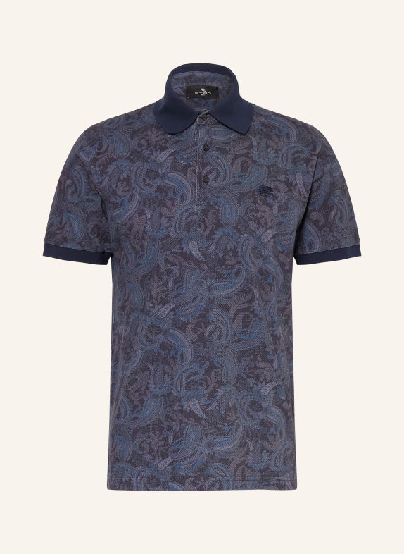ETRO Koszulka polo Piqué GRANATOWY