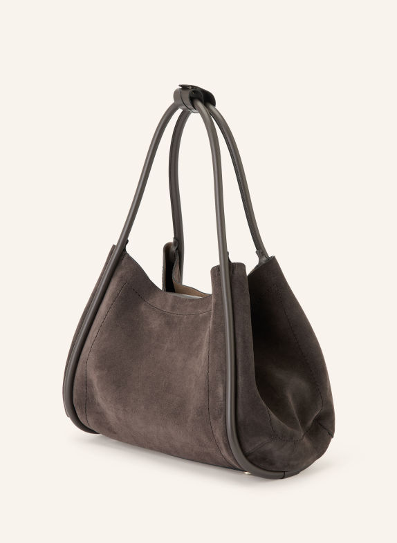 Max Mara MARINSUEDE Shoulder bag DARK GRAY / SILVER
