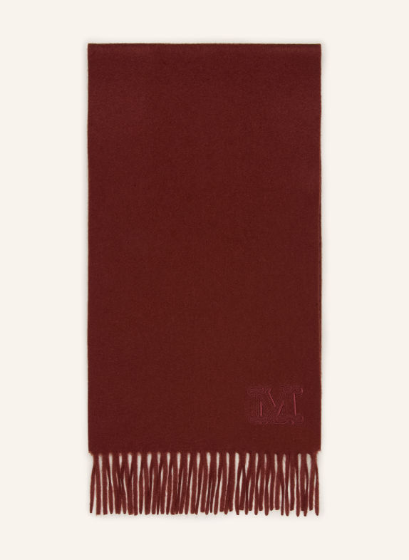 Max Mara Kasjmier sjaal ALIA DONKERROOD