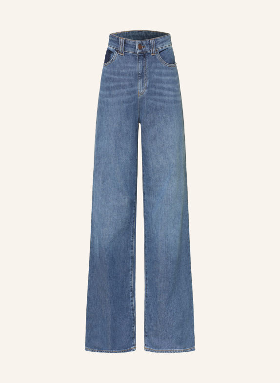 EMPORIO ARMANI Wide-Leg jeans MB002 Medium Blue Denim