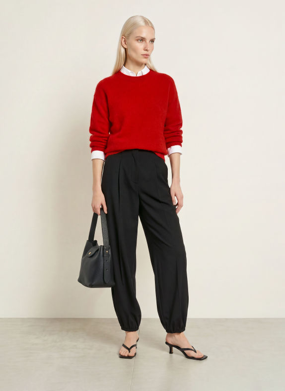 darling harbour Sweater cranberry red