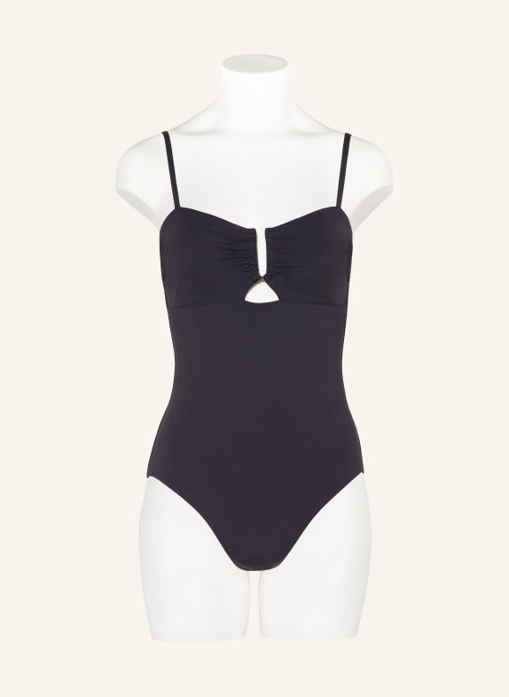 JETS Australia Badeanzug SMOOTH SCHWARZ