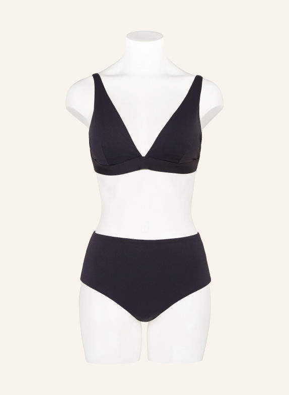 JETS Australia Triangel-Bikini-Top SMOOTH SCHWARZ