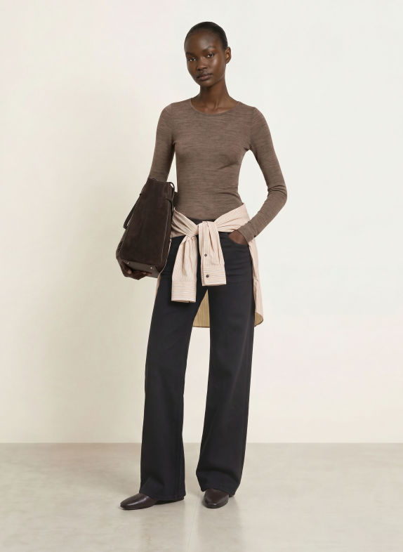 InWear FANGIW Long-sleeve shirt BROWN